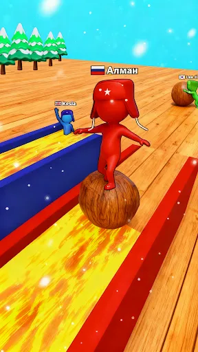 Скриншот 2 — Snow Race 3D: Fun Racing