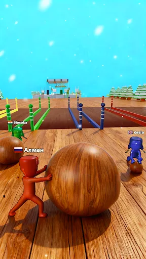 Скриншот 5 — Snow Race 3D: Fun Racing