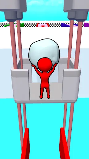 Скриншот 3 — Snow Roll 3D - Fun Race