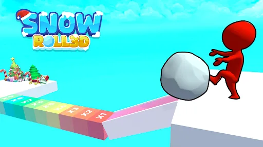 Скриншот 8 — Snow Roll 3D - Fun Race