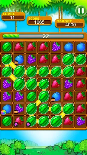 Скриншот 1 — Фрукты Всплеск - Fruit Splash