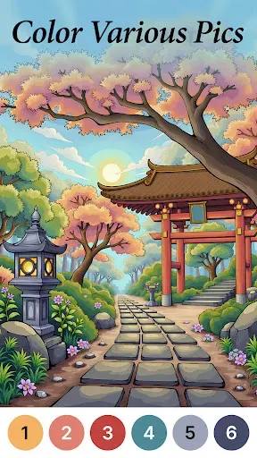 Скриншот 3 — Lotus Color - Color by Number