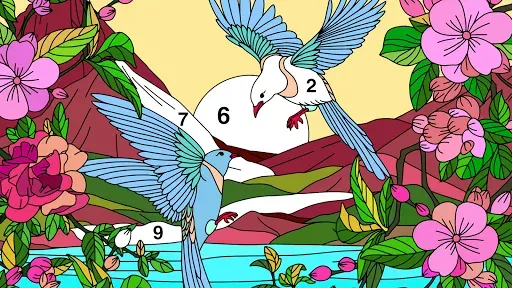 Скриншот 7 — Coloring Book: Color by Number