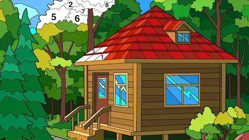 Скриншот 8 — Coloring Book: Color by Number