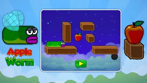 Скриншот 4 — Apple Worm: Головоломка змейка