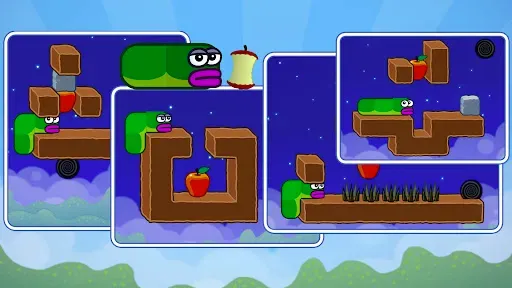 Скриншот 5 — Apple Worm: Головоломка змейка