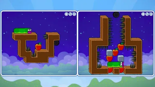 Скриншот 8 — Apple Worm: Головоломка змейка