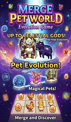 Скриншот 1 — Merge Pet World: Evolution