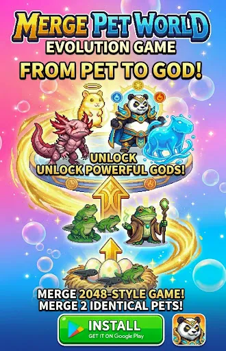 Скриншот 2 — Merge Pet World: Evolution