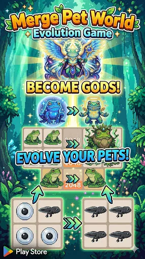 Скриншот 4 — Merge Pet World: Evolution