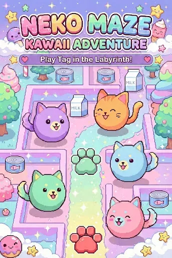 Скриншот 2 — Neko Maze Kawaii Adventure