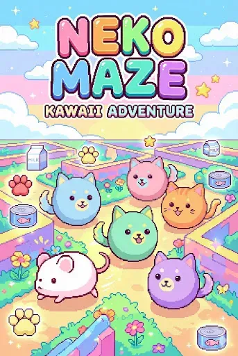 Скриншот 4 — Neko Maze Kawaii Adventure