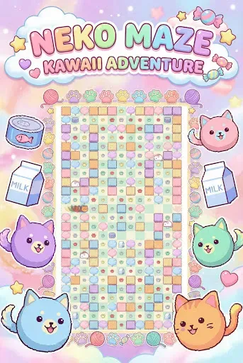 Скриншот 6 — Neko Maze Kawaii Adventure