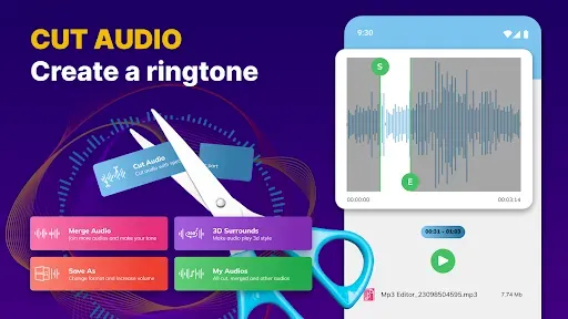 Скриншот 1 — MP3 Cutter & Audio Trimmer