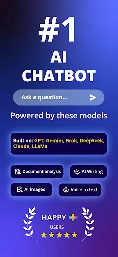 Скриншот 1 — EXP AI - Chatbot AI Asistant