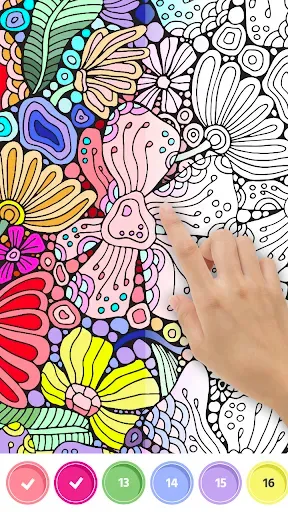 Скриншот 2 — Paint.Book раскрась по номерам