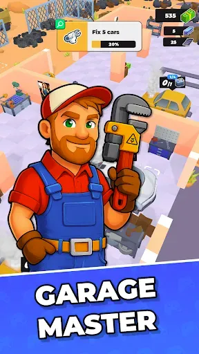 Скриншот 1 — Garage master: idle mechanic