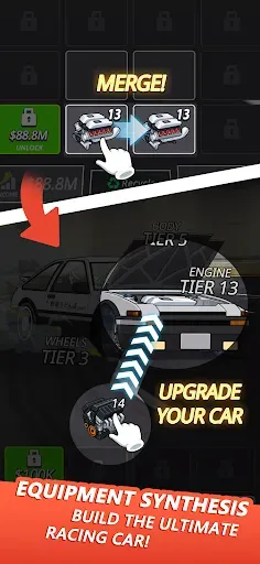 Скриншот 2 — Idle Drift:JDM Race