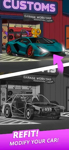 Скриншот 3 — Idle Drift:JDM Race