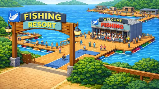 Скриншот 2 — Idle Fishlandia - Tycoon Game