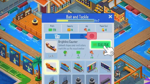 Скриншот 4 — Idle Fishlandia - Tycoon Game