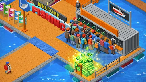 Скриншот 6 — Idle Fishlandia - Tycoon Game