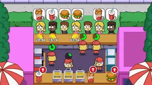 Скриншот 6 — Idle Food Bar: Еда игра