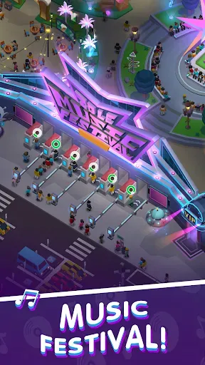 Скриншот 4 — Idle Music Star Tycoon Games