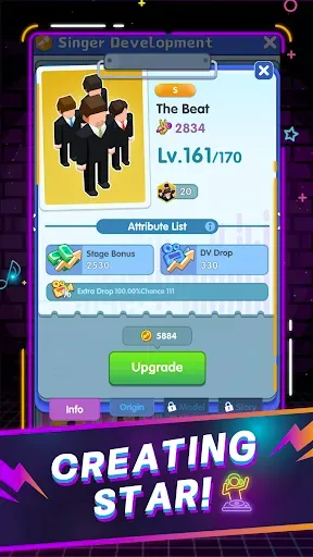 Скриншот 8 — Idle Music Star Tycoon Games