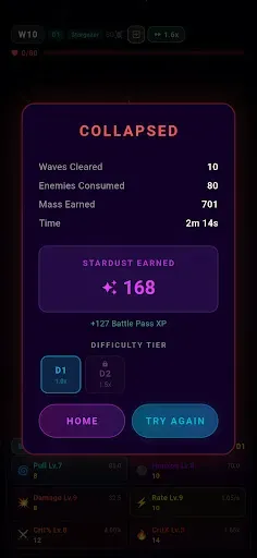 Скриншот 7 — Idle Black Hole: Space Clicker