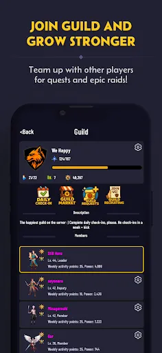 Скриншот 4 — Idle Rising - Online Idle RPG