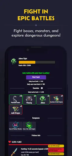 Скриншот 5 — Idle Rising - Online Idle RPG