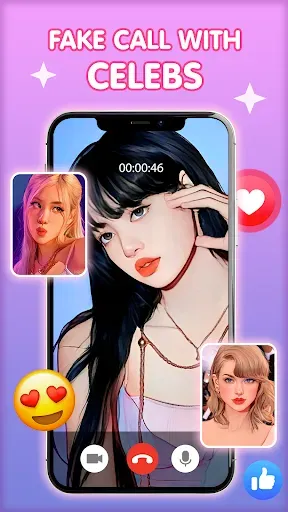 Скриншот 5 — Idols Prank Call & Fake Chat