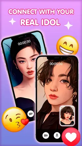 Скриншот 6 — Idols Prank Call & Fake Chat