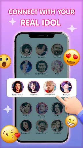 Скриншот 8 — Idols Prank Call & Fake Chat
