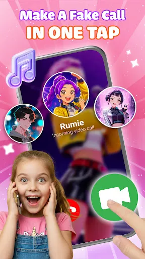 Скриншот 4 — Idol Video Call & Prank Chat