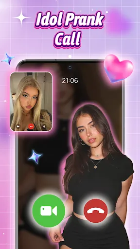 Скриншот 1 — Idol Call - Chat & Video
