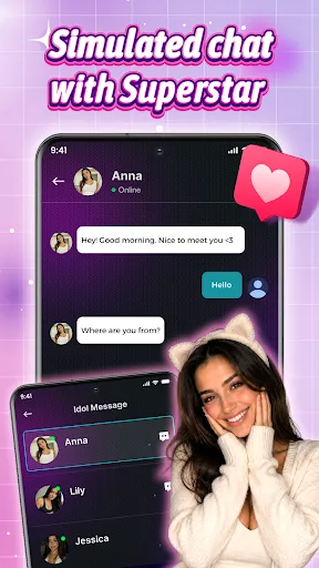 Скриншот 5 — Idol Call - Chat & Video