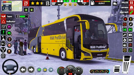 Скриншот 2 — Bus Driving Coach Bus Sim 3D