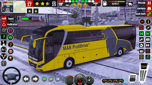 Скриншот 5 — Bus Driving Coach Bus Sim 3D