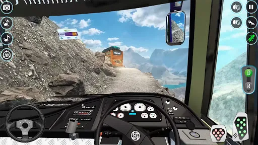 Скриншот 3 — Offroad Bus Driving Bus Sim 3D