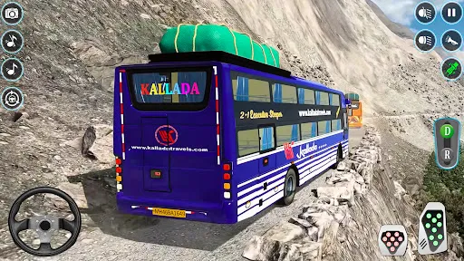 Скриншот 4 — Offroad Bus Driving Bus Sim 3D