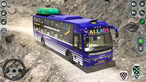 Скриншот 5 — Offroad Bus Driving Bus Sim 3D