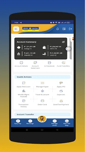 Скриншот 2 — IndSMART IndianBank Mobile App