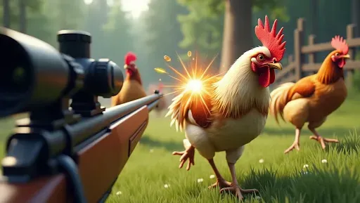 Скриншот 2 — Chicken Gun Attack Shooter