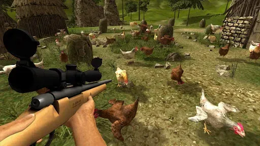 Скриншот 6 — Chicken Gun Attack Shooter