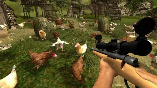 Скриншот 7 — Chicken Gun Attack Shooter
