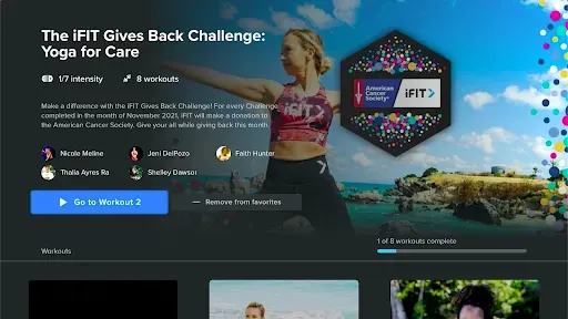 Скриншот 8 — iFIT: At Home Fitness Workouts