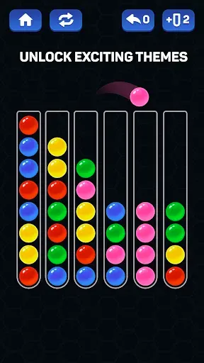 Скриншот 2 — Ball Sort - Color Sort Puzzle