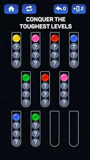 Скриншот 4 — Ball Sort - Color Sort Puzzle